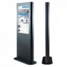 EDBAK IDS07.49 Indoor Infokiosk without glass for 49" monitor, Black EDBAK