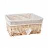 Basket WILLI TASSEL 48x38x22cm