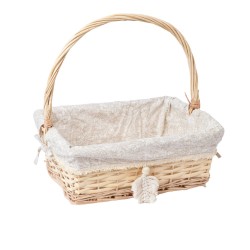 Basket WILLI TASSEL 37x28xH15 39cm