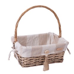 Basket WILLI STRIPE 30x21xH13 33cm