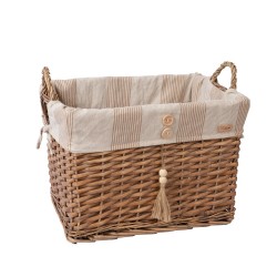 Basket WILLI STRIPE 44x33xH30cm