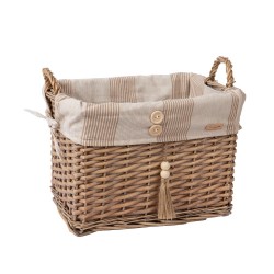 Basket WILLI STRIPE 36x26xH26cm