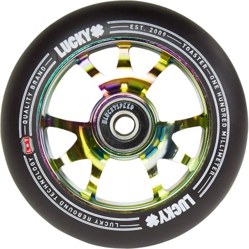 Lucky Toaster 100mm Pro Scooter Wheel (100mm|Neochrome)