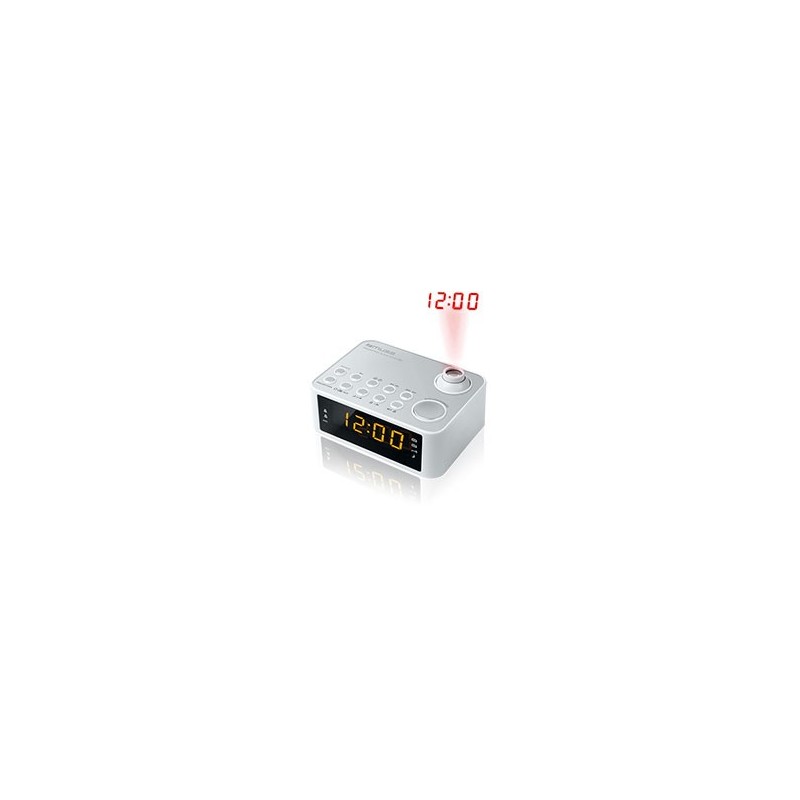 Muse Clock radio M-178PW White