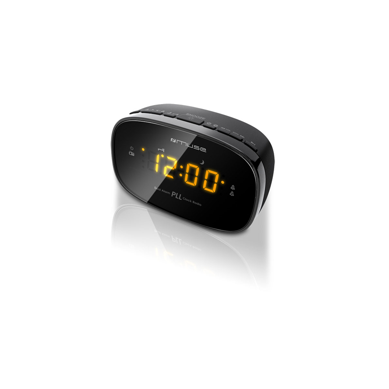 Muse Clock radio PLL M-150CR Alarm function Black