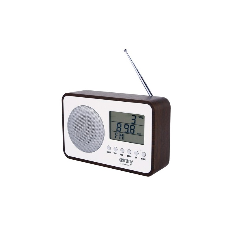 Camry Digital Radio CR 1153 5 W White/woden