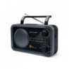 Muse 2-bands portable radio M-06DS AUX in Grey