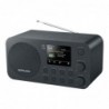 Muse Table Radio DAB+/FM with Bluetooth M-128 DBT Alarm function NFC features AUX in Black