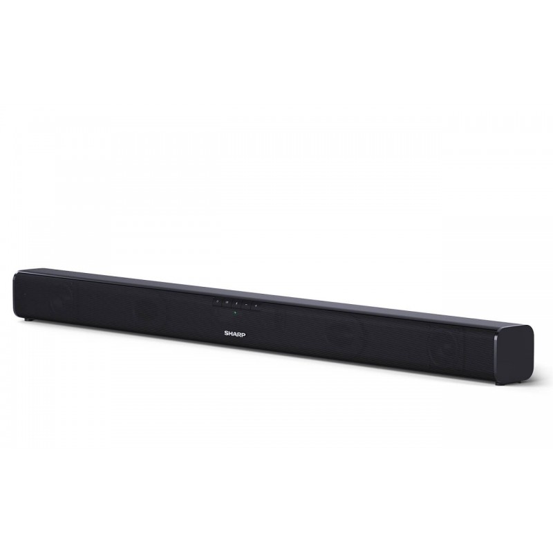 Sharp HT-SB110 2.0 Slim Soundbar Black No Bluetooth HDMI, Optical, Bluetooth 90 W Wireless connection