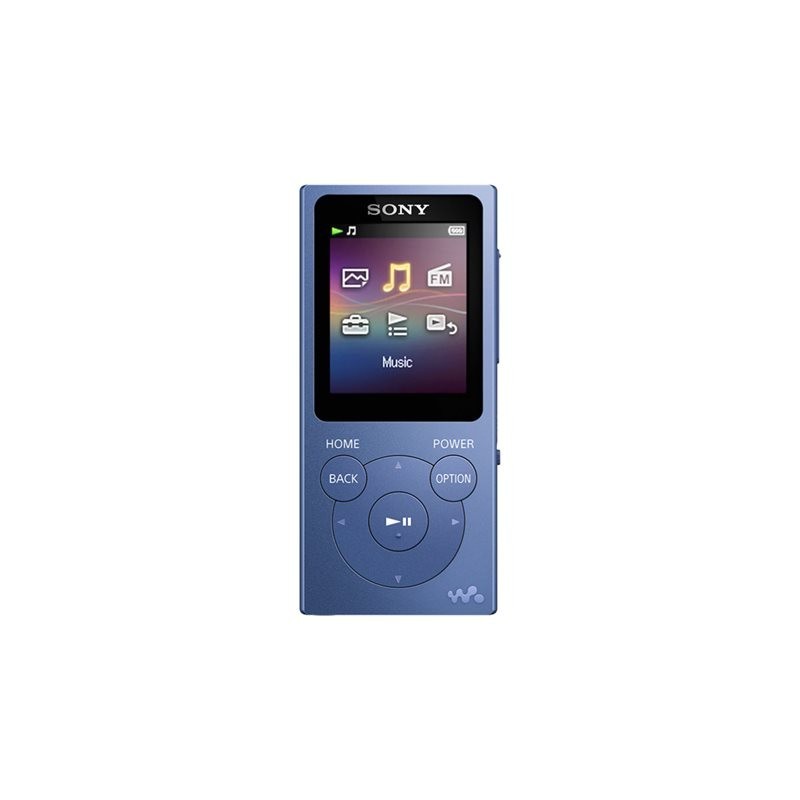 Sony Walkman NW-E394L MP3 Player with FM radio, 8GB, Blue MP3 Player with FM radio Walkman NW-E394L Internal