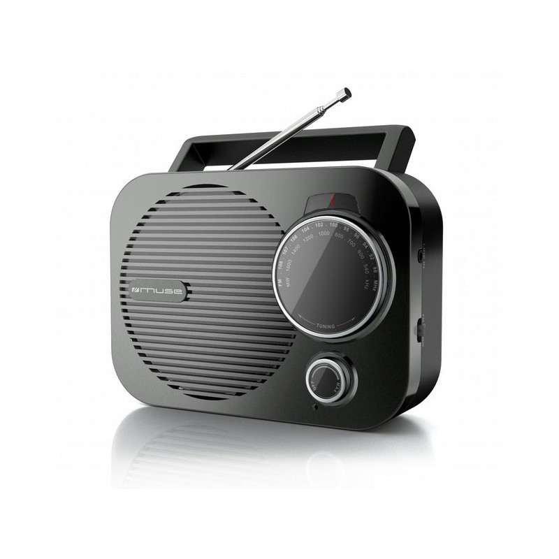 Muse M-050 R Portable radio AUX in Black