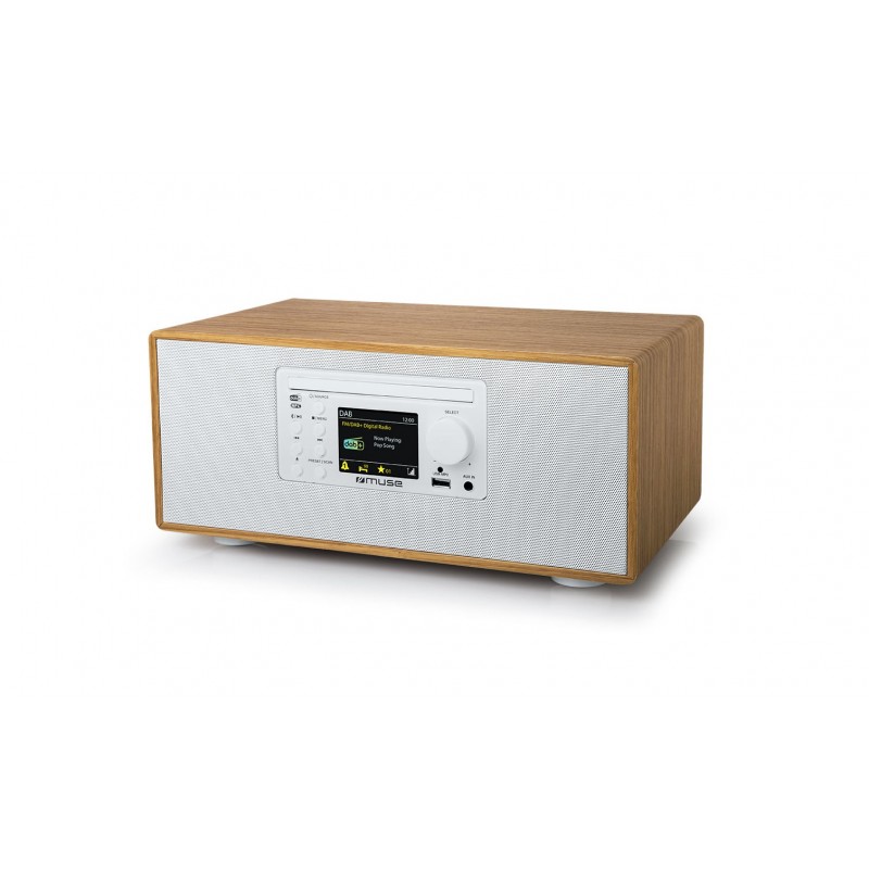 Muse CD Micro System With Bluetooth, FM/DAB+ Radio and USB port M-695DBTW USB port AUX in Bluetooth CD