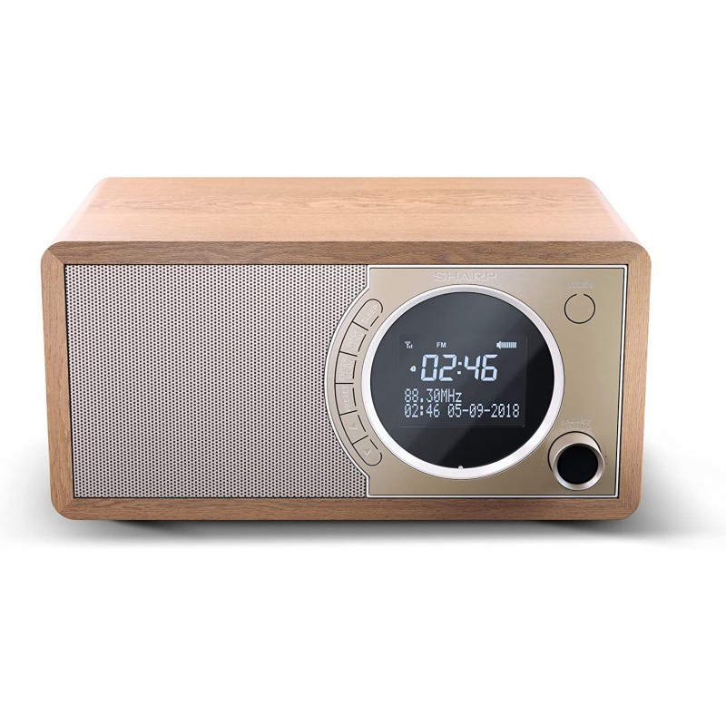 Sharp DR-450(BR) Digital Radio, FM/DAB/DAB+, Bluetooth 4.2, Alarm function, Brown Sharp Digital Radio DR-450(BR) |