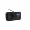 Sharp DR-P420(BK) Tokyo Portable Digital Radio, FM/DAB/DAB+, Bluetooth 5.0, USB or Battery Powered, Midnight Black |