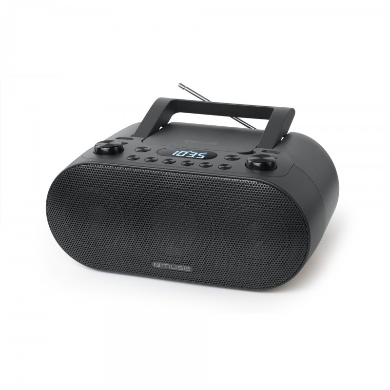 Muse Portable Radio with Bluetooth and USB port M-35 BT AUX in Black