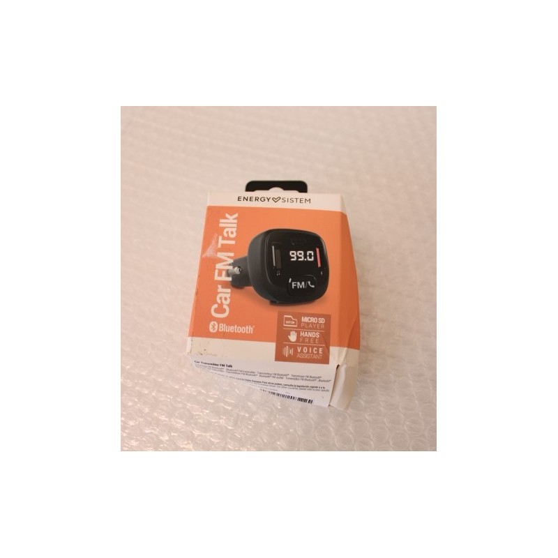 SALE OUT. Energy Sistem Car Transmitter FM Talk, DAMAGED PACKAGING Energy Sistem DAMAGED PACKAGING