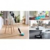 Cordless 2-in-1 hoover, vacuuming and mopping Unlimited 7 ProHygienic Aqua White