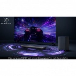 TCL S S643W 3.1 Sound Bar & Wireless Subwoofer, Roku TV Ready