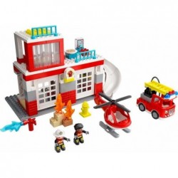 LEGO DUPLO 10970 FIRE STATION AND HELICOPTER