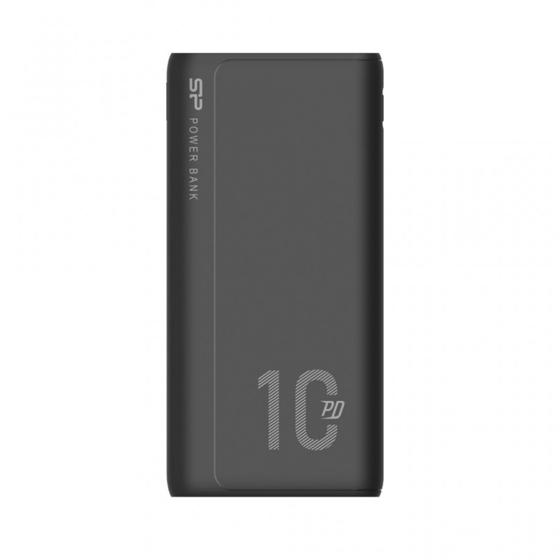 SILICON POWER QP15 Powerbank External battery 10000 mAh 2x USB QC 3.0 1x USB-C PD (SP10KMAPBKQP150K) Black