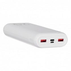 SILICON POWER QS15 Powerbank External battery 20000 mAh 2x USB QC 3.0 1x USB-C PD (SP20KMAPBKQS150W) White