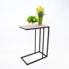 Side table ELT 46x26xH62cm light brown