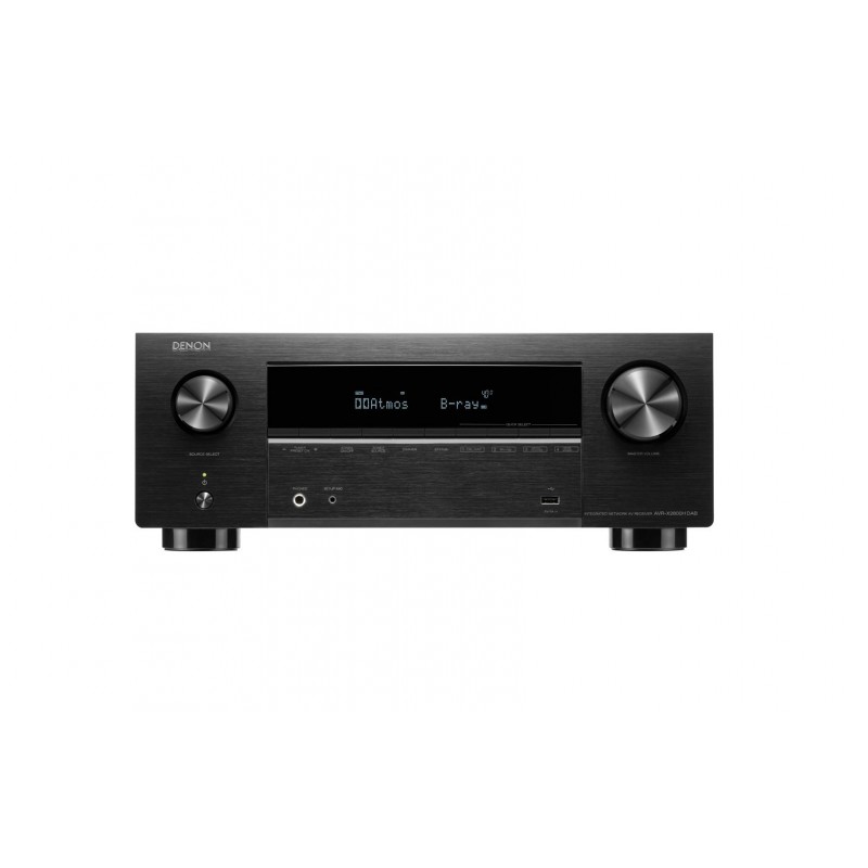 Denon AVR-X2800H DAB - 7.2 Channel 150W 8K AV Receiver with HEOS® Built-in and DAB+