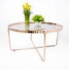 Coffee table ASTOR D80xH40cm gold