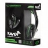 Esperanza EGH310G Headphones with microphone Headband Black, Green