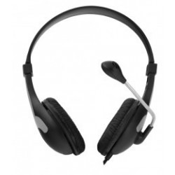 Esperanza EH158K headphones/headset Head-band Black, Grey