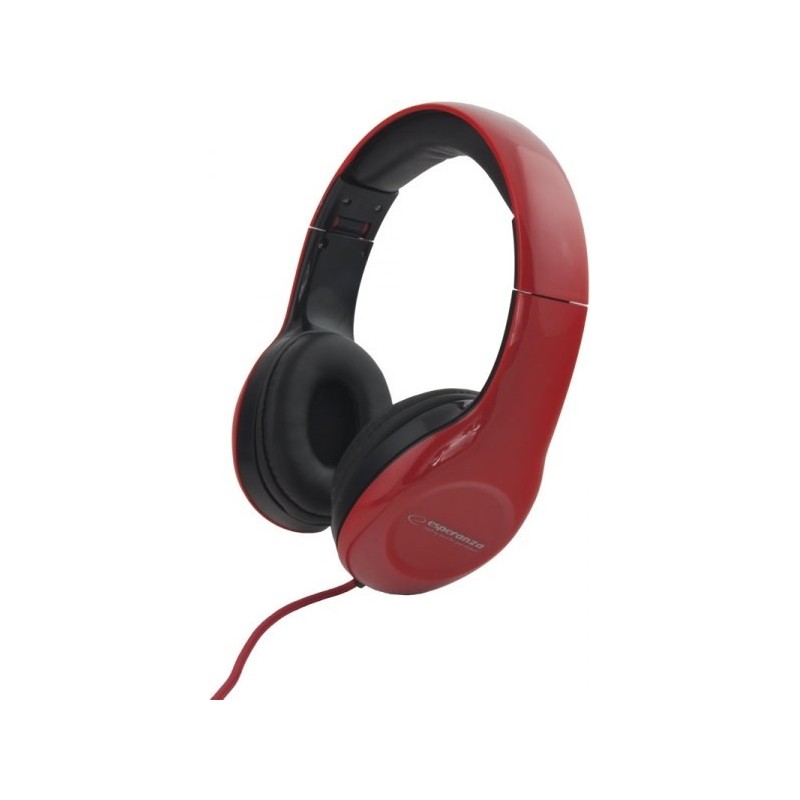 Esperanza EH138R headphones/headset Head-band Black,Red