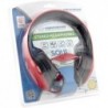 Esperanza EH138R headphones/headset Head-band Black,Red