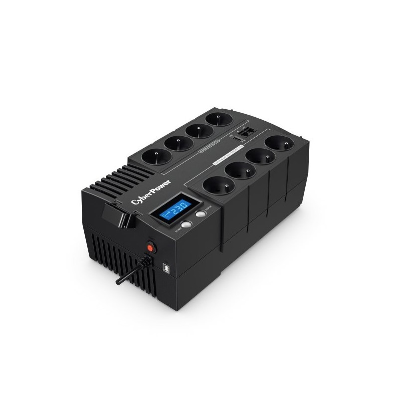 CyberPower BR700ELCD-FR uninterruptible power supply (UPS) Line-Interactive 0.7 kVA 420 W 8 AC outlet(s)