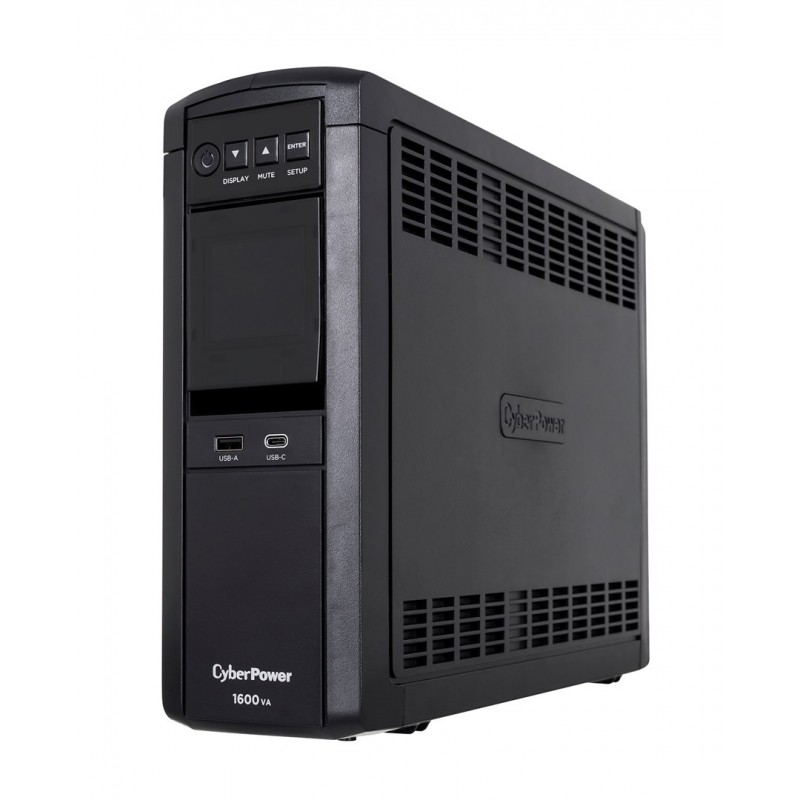 CyberPower CP1600EPFCLCD uninterruptible power supply (UPS) Line-Interactive 1.6 kVA 1000 W 6 AC outlet(s)