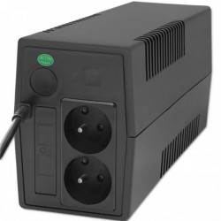 Qoltec 53772 uninterruptible power supply (UPS) Line-Interactive 0.65 kVA 360 W 1 AC outlet(s)