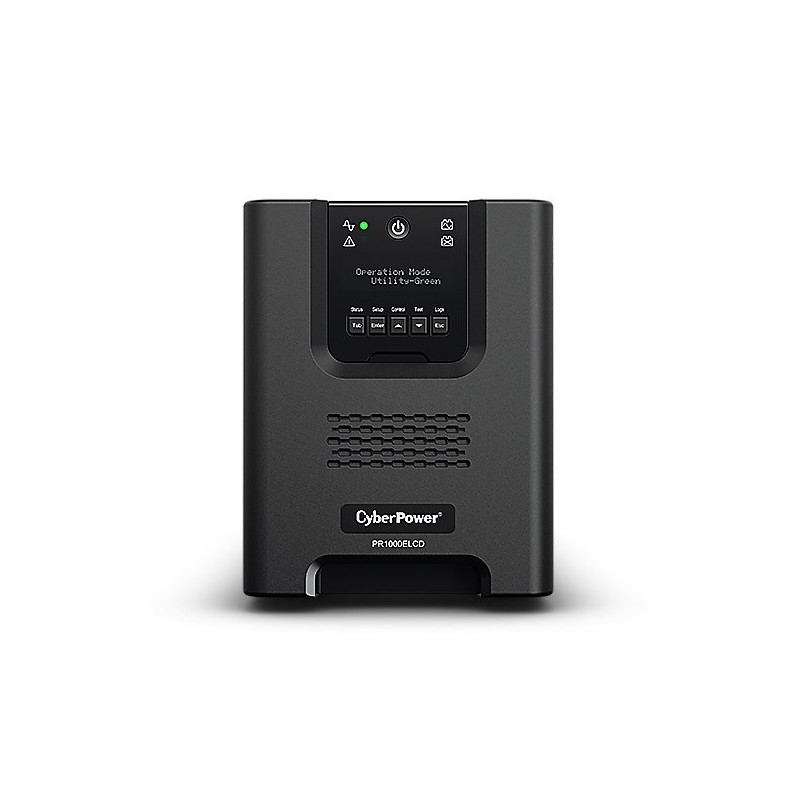 CyberPower PR1000ELCD uninterruptible power supply (UPS) Line-Interactive 1 kVA 900 W 8 AC outlet(s)