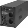 Qoltec 53770 uninterruptible power supply (UPS) Line-Interactive 1.5 kVA 900 W 2 AC outlet(s)