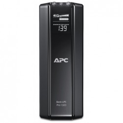 APC Back-UPS Pro, 1500VA/865W, Tower, 230V, 10x IEC C13 outlets, AVR, LCD, User Replaceable Battery