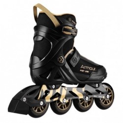 NA22151 INLINE SKATES ARMOUR BLACK GOLD SIZE 38  NILS EXTREME