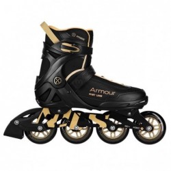 NA22151 INLINE SKATES ARMOUR BLACK GOLD SIZE 43  NILS EXTREME