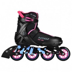 NA22151 INLINE SKATES ARMOUR BLACK PINK SIZE 38  NILS EXTREME