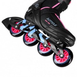 NA22151 INLINE SKATES ARMOUR BLACK PINK SIZE 38  NILS EXTREME