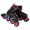 NA22151 INLINE SKATES ARMOUR BLACK PINK SIZE 38  NILS EXTREME