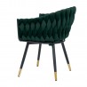Chair FLORA dark green