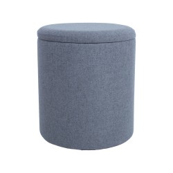 Ottoman HAKO D39xH44cm, dark grey, with storage