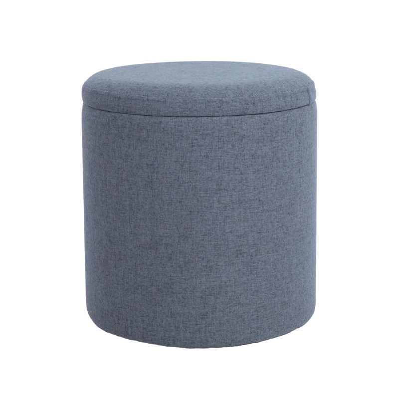 Ottoman HAKO D34,5xH36cm, dark grey, with storage