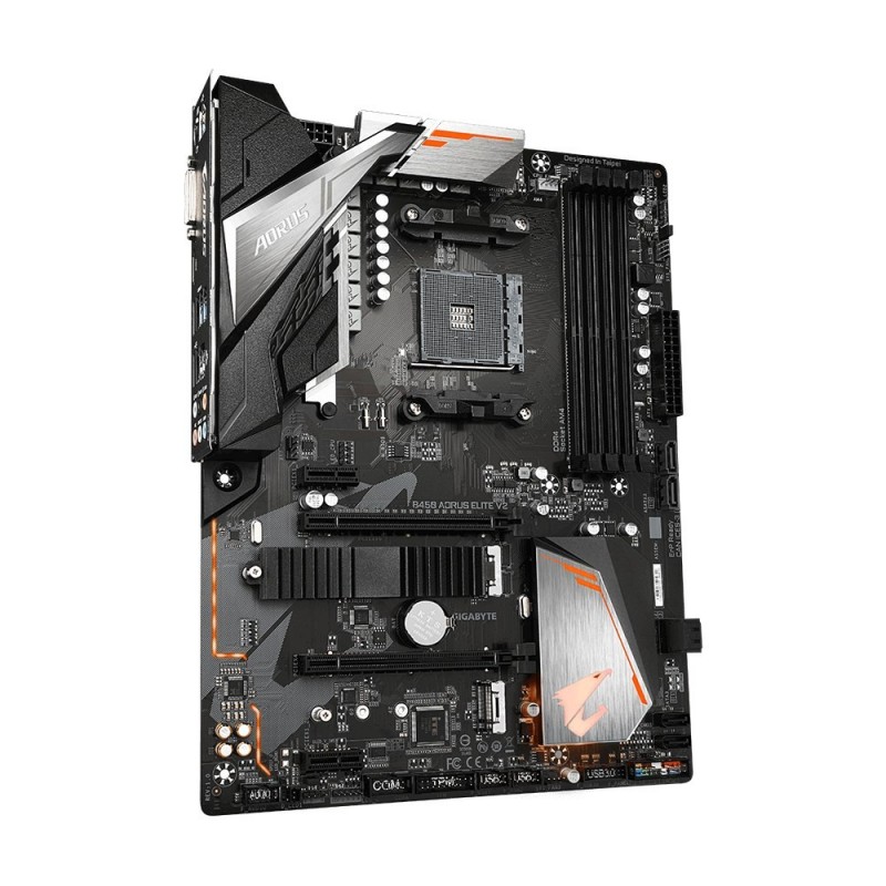 Gigabyte B450 AORUS Elite V2 Socket AM4 ATX AMD  B450