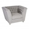 Armchair WATSON greyish beige