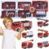 WOOPIE Fire Department Cars Set 6in1