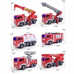 WOOPIE Fire Department Cars Set 6in1